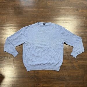 F. Matthews Cashmere V Neck Pullover Sweater Size Large Men